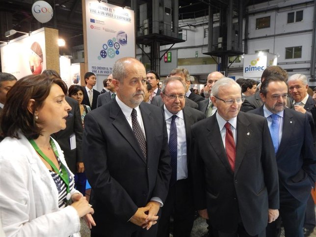 Sònia Recasens, Felip Puig, Josep Lluís Bonet y Miquel Valls