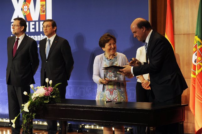 Pilar Farjas en la cumbre de Vidago (Portugal).
