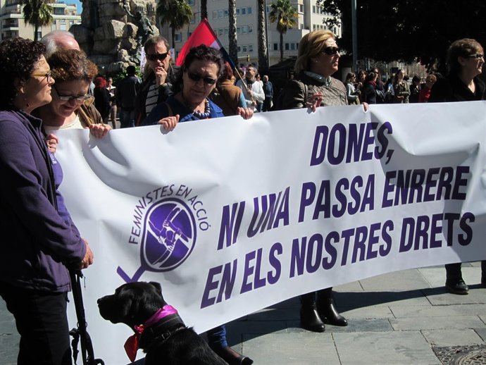 Manifestacion dia mujer trabajadora