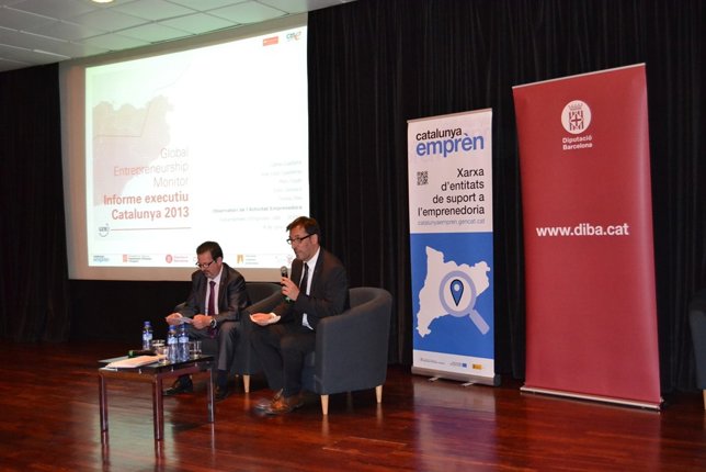 Presentación del informe de emprendeduría en Catalunya 2013