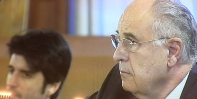 Blasco en un momento del juicio