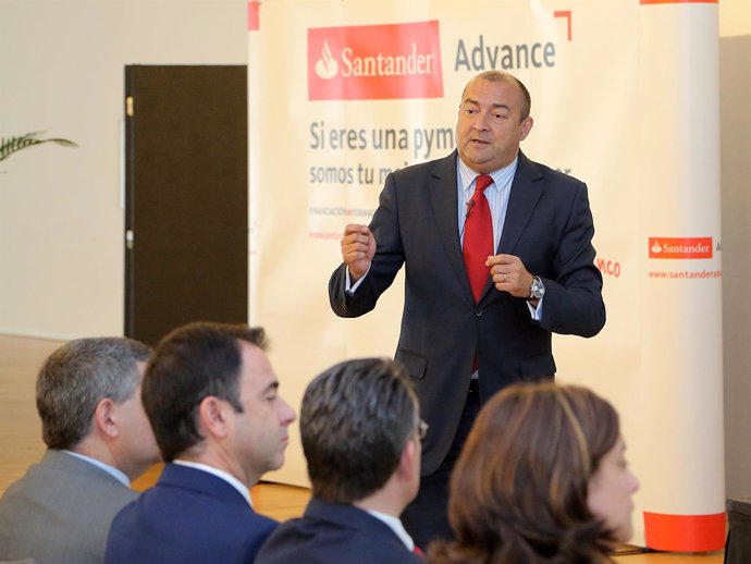 El director del Área de Negocio de Empresas del Santander, Alberto Gómez Nicolau