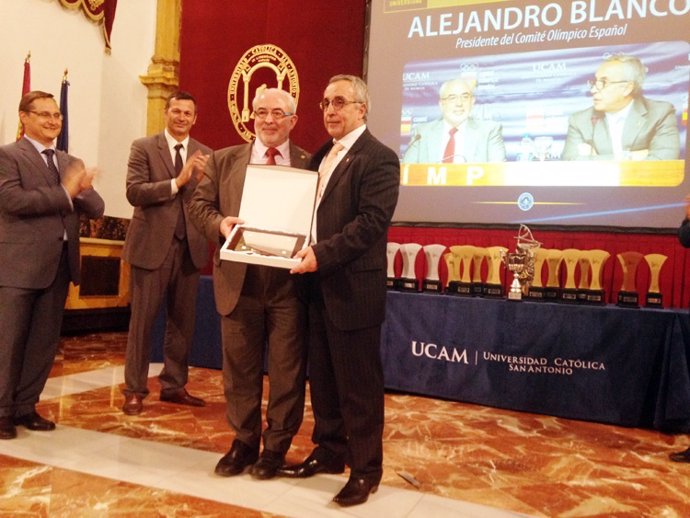 Alejandro Blanco, homenajeado en Murcia