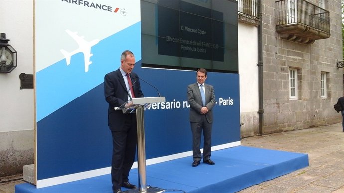 Acto de Air France en Vigo