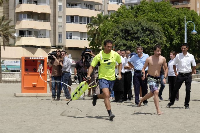 Punto naranja málaga socorrismo salvamento sos playa seguridad
