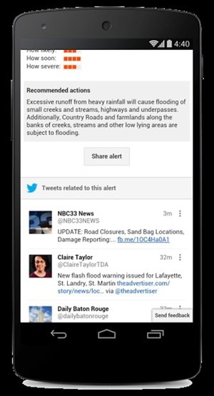 Alertas de Google con tuits