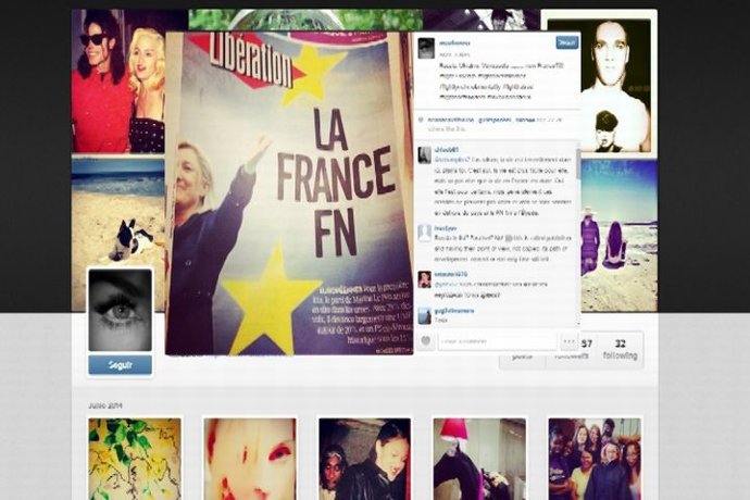 Madonna vuelve a cargar contra Marine Le Pen