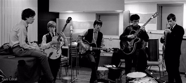 The Rolling Stones grabando I wanna be your man