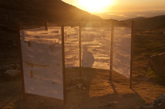 Imagen de la performance en Alto Campoo