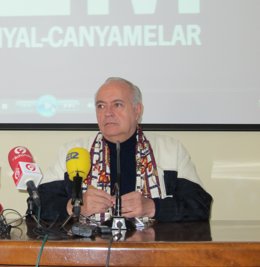 Imagen de archivo de José Luis Moreno presentando la programación del TEM 