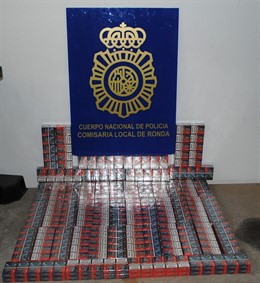 Cajetillas de tabaco de contrabando intervenidas