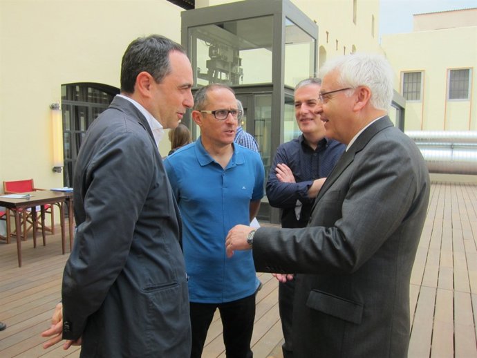 Presentación del Sónar con F.Mascarell, J.Ciurana y los dtores.Del Sónar