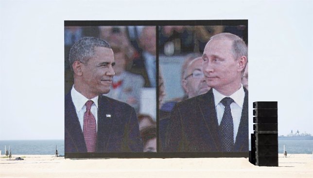 Video Barack Obama y Putin en Desembarco de Normandía