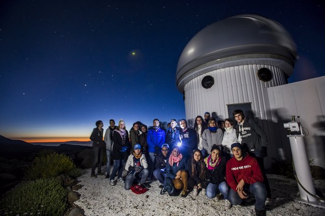 Ganadores en el Observatorio del Teide