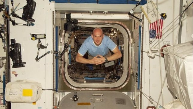 El astronauta Alexander Gerst a bordo de la ISS