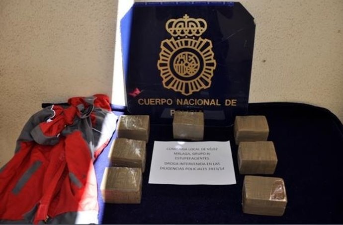 Hachís intervenido en Vélez-Málaga