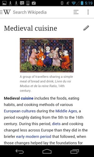 Wikipedia para Android