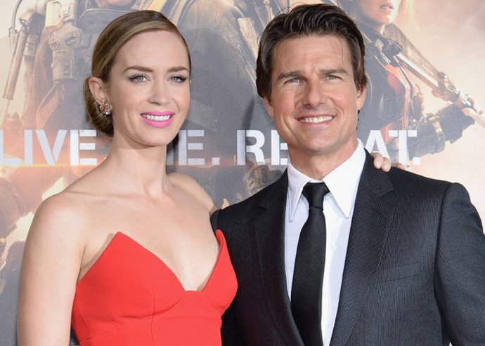 Emily Blunt casi mata a Tom Cruise