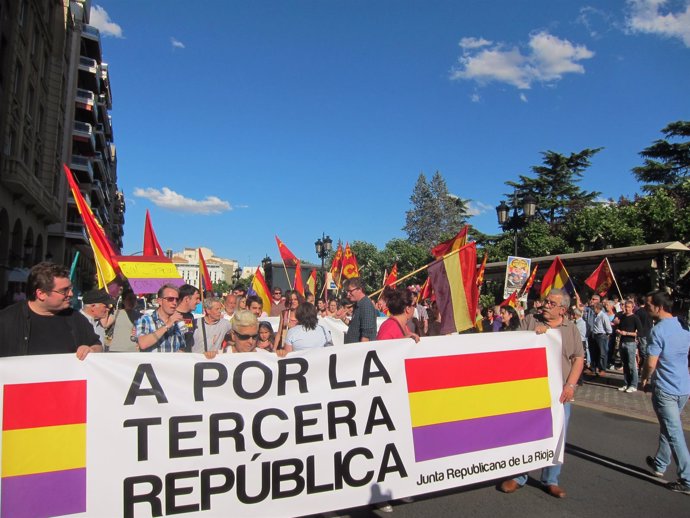 Manifestación de la Junta Republicana de La Rioja