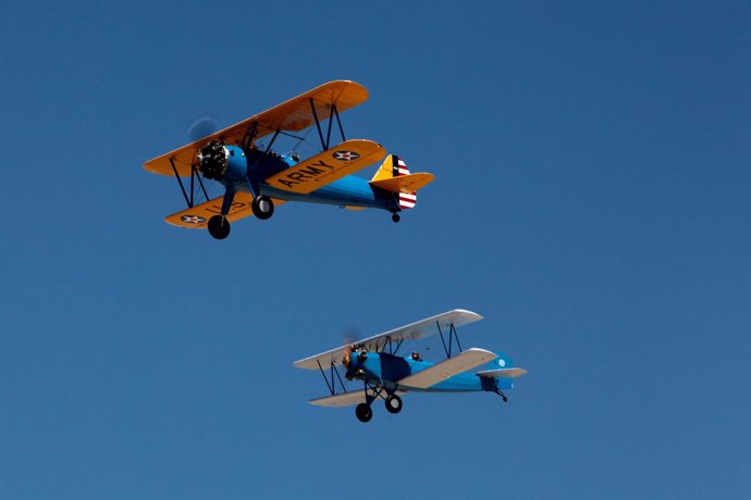 Imagen de los aviones de la Fundación