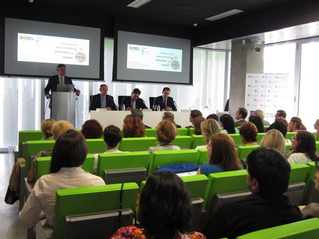 Presentación de la Unidad Estratégica de Enfermería de Aragón en el CIBA