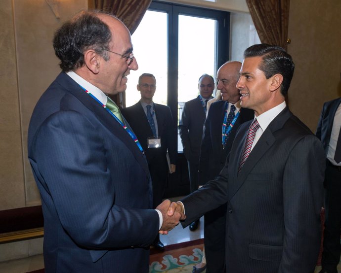 Sánchez Galán y Peña Nieto