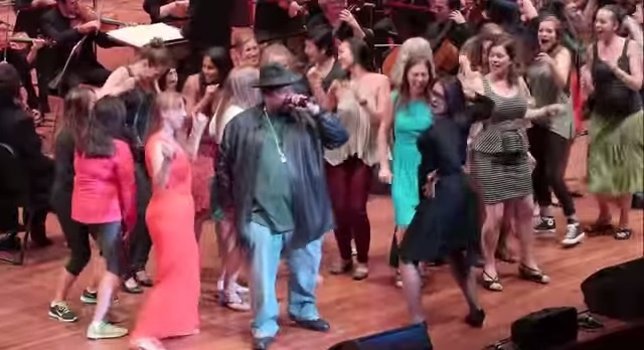 Fiesta imporvisada con Sir Mix-a-Lot