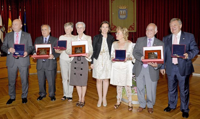 Fotos galardonados con la medalla de San Bernabé