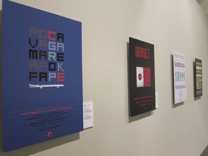Exposición de tipografía en el MuVIM