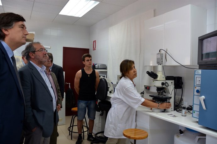 El presidente de la Diputación de Lleida J.Reñé en el CEP de Torrelameu