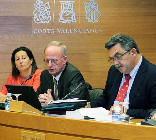 Felipe Galán en la Comisión de Medio Ambiente de las Corts