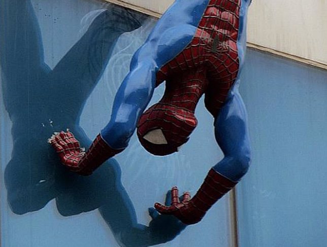 Estatua de Spiderman en Corea del Sur