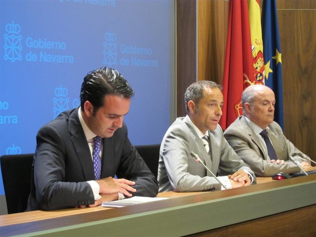 Íñigo Alli, Juan Luis Sánchez de Muniáin y Luis Zarraluqui.