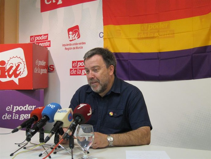 El concejal de IU-Verdes en el Ayuntamiento de Murcia, José Ignacio Tornel