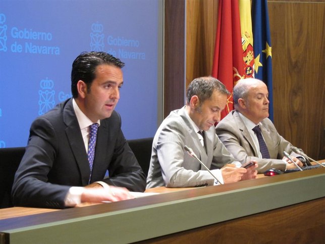 Íñigo Alli, Juan Luis Sánchez de Muniáin y Luis Zarraluqui.