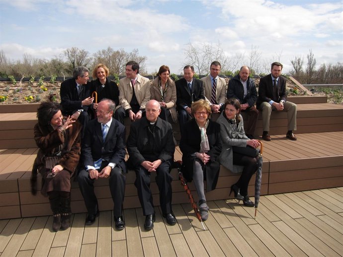 Gonzalo Hernández (Arriba a la derecha) junto a varios de los concejales del PP