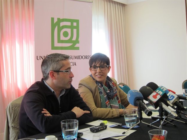 Secretario xeral de la Ucgal, Miguel López, y presidenta de Ucgal, Ana Oliveira