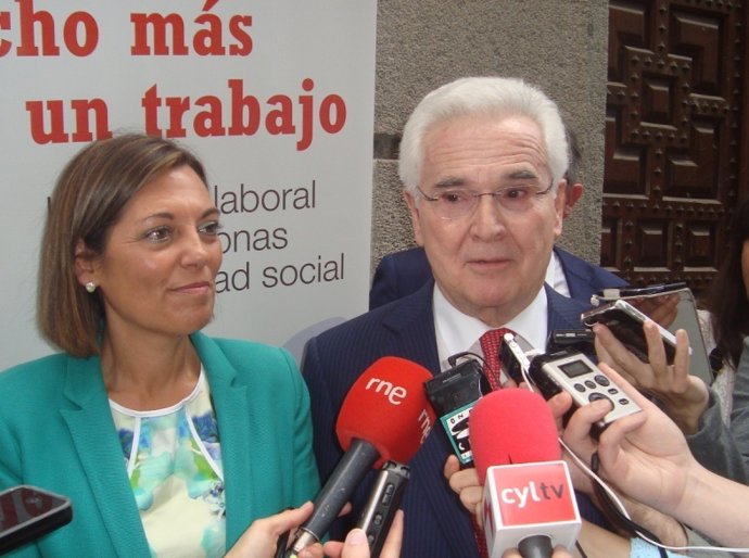 Marcos, durante el encuentro de Cruz Roja