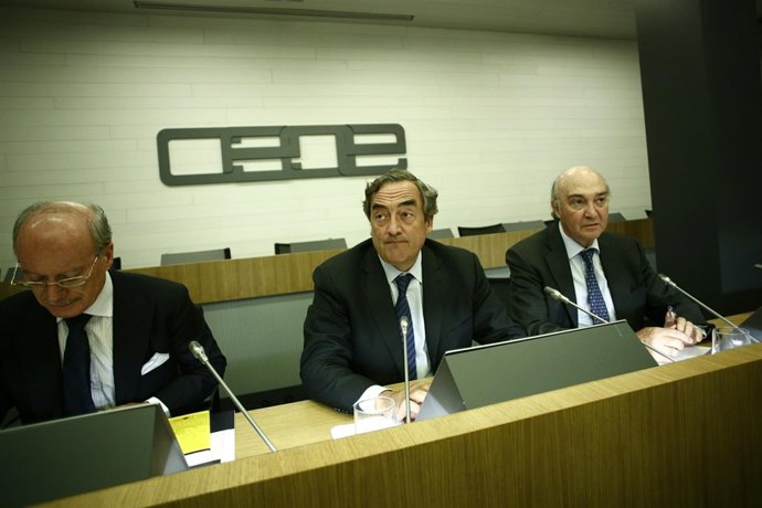 El presidente de la CEOE Juan Rosell