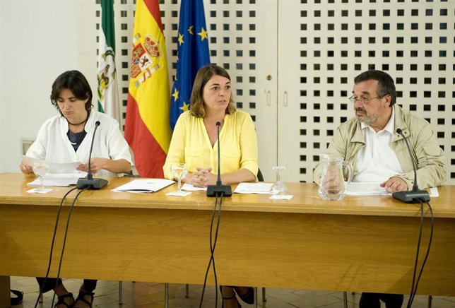 Gaia Redaelli, Elena Cortés y Fernando Herrera
