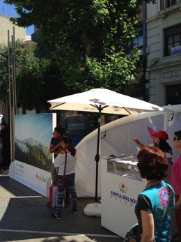Acción promocional a pie de calle turismo costa del sol promoción