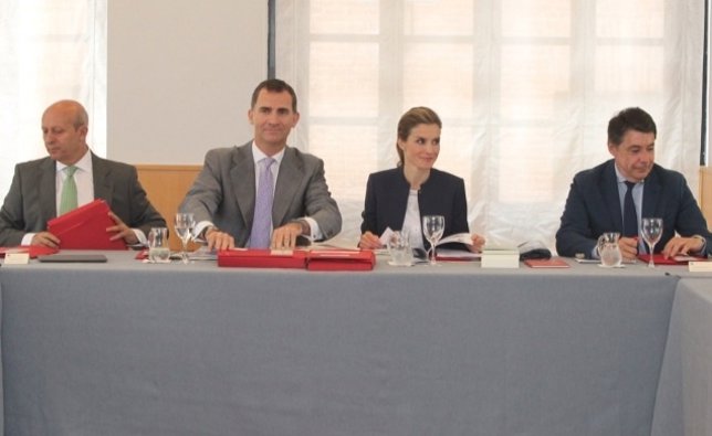 Los Príncipes de Asturias, en la Residencia de Estudiantes