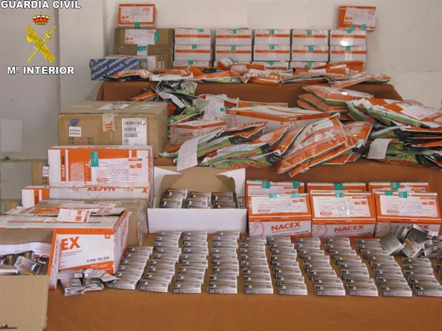 Medicamentos ilegales intervenidos en la 'Operación Diavola'