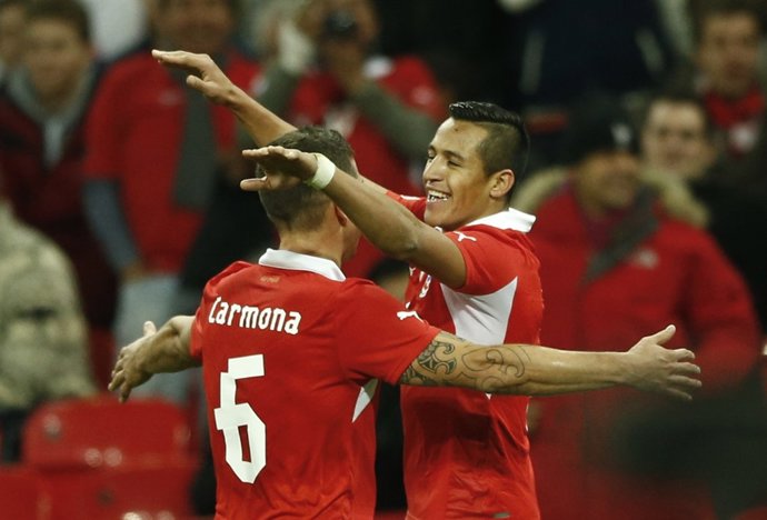 Alexis Sánchez con Chile