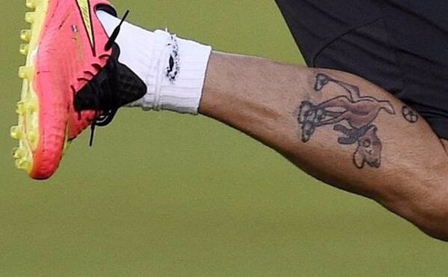Un tatutaje que da mucho que hablar a pocas horas del Mundial.