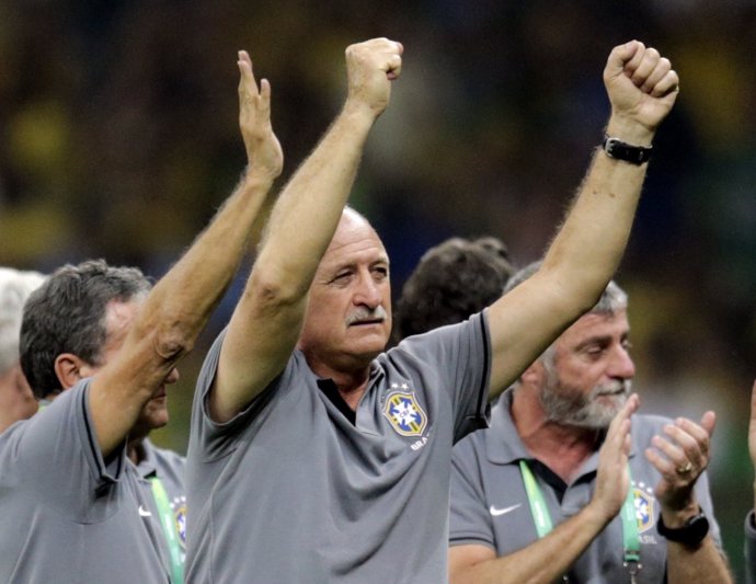 Luiz Felipe Scolari, seleccionador de Brasil