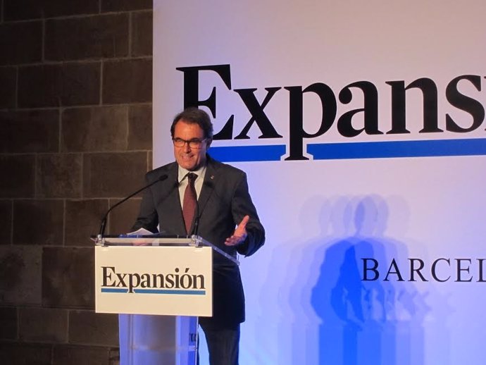 Artur Mas en el aniversario de 'Expansión'