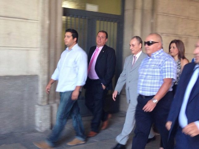 Manuel Ruiz de Lopera llega a los juzgados 