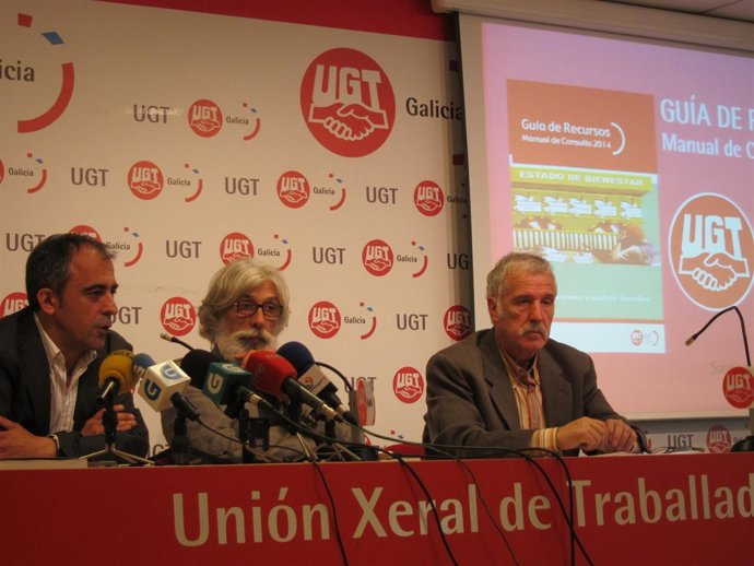 José Antonio Gómez (izq) en rueda de prensa