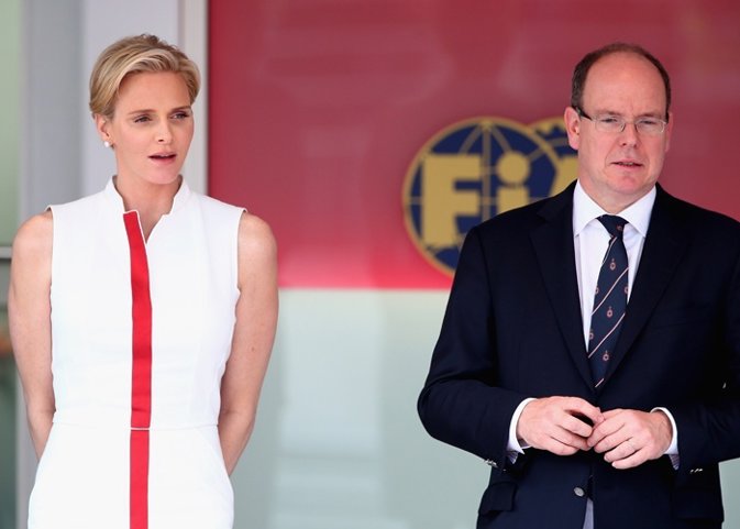 Prince Albert of Monaco and Princess Charlene of 